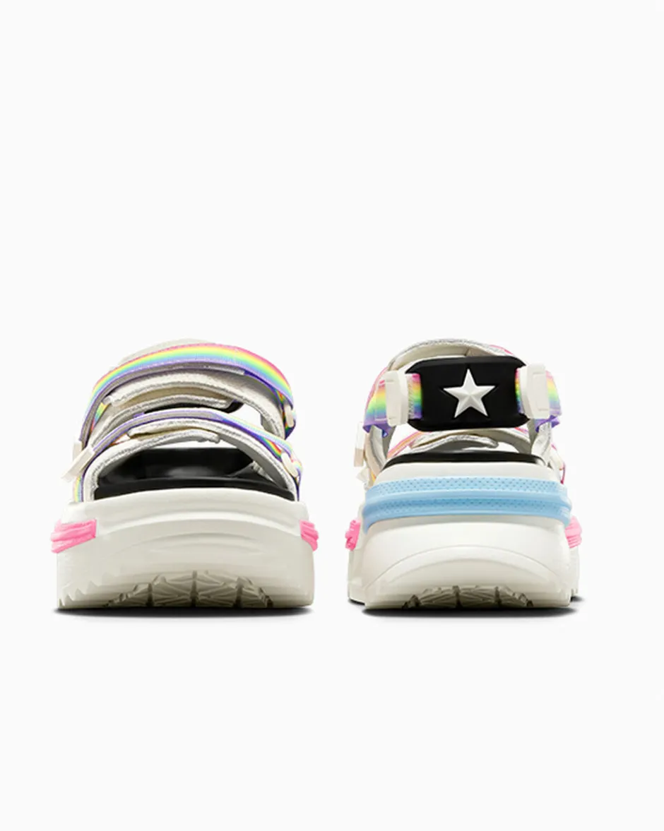 Converse Modelli Con Platform|Run Star<Run Star Utility Sandal CX Pride Egret/Nero/Blu cielo