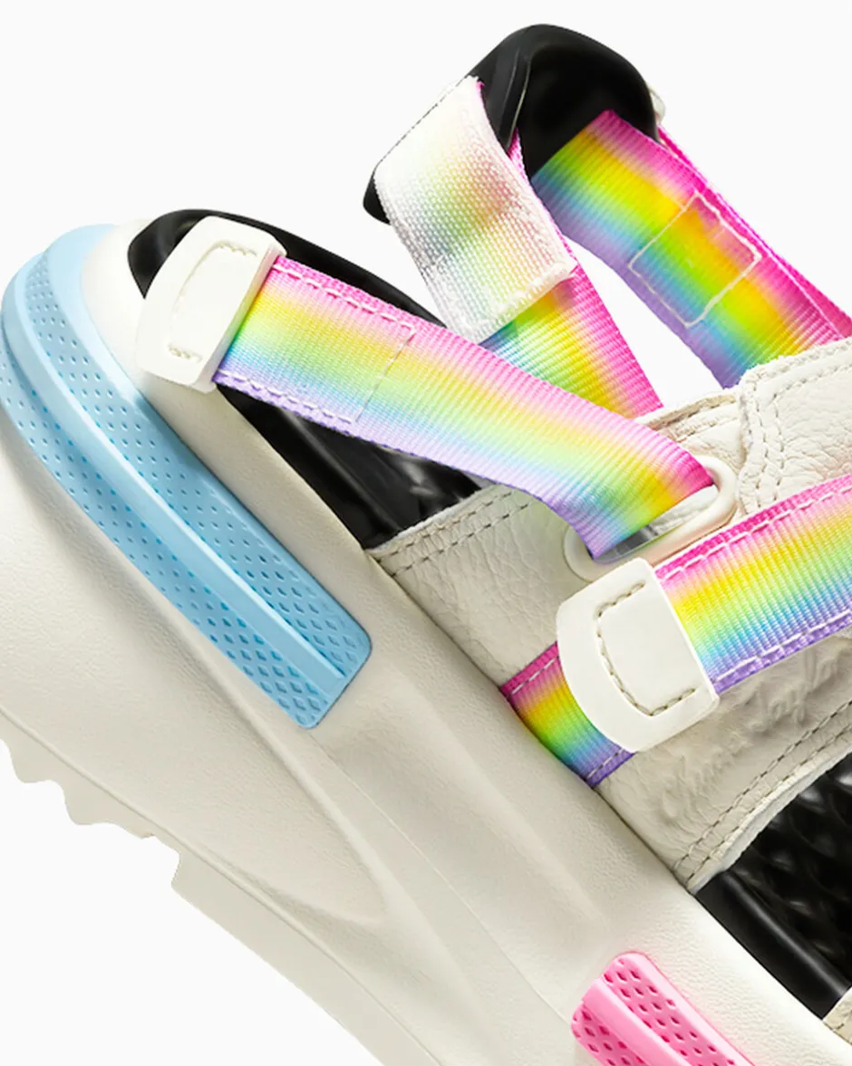 Converse Modelli Con Platform|Run Star<Run Star Utility Sandal CX Pride Egret/Nero/Blu cielo