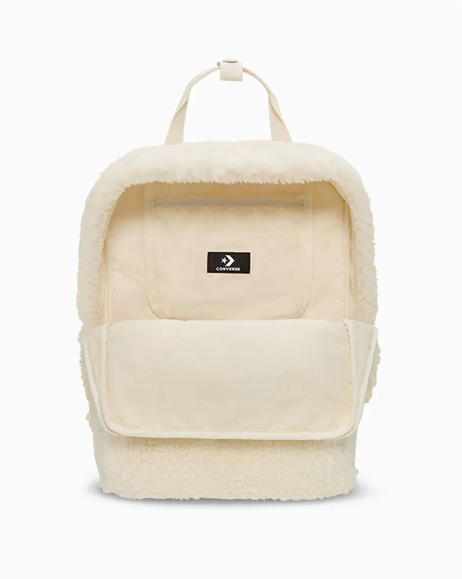 Converse Tutti Gli Accessori|Tutti Gli Accessori<Sherpa Small Square Backpack Converse Egret