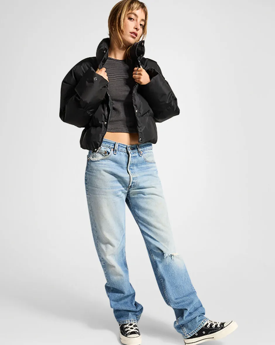 Converse Modelli Con Platform|Stivaletti<Short Super Puffer Jacket floral tapestry