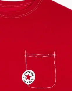 Converse Maglie E T-Shirt<Sketch T-Shirt Rosso Converse