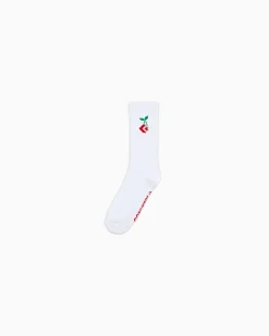 Converse Tutti Gli Accessori|Tutti Gli Accessori<Star Chevron Cherry Crew Socks Bianco