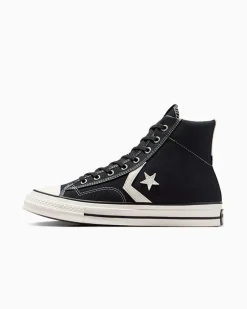 Converse Modelli Alti|Modelli Alti<Star Player 76 Nero/Bianco vintage
