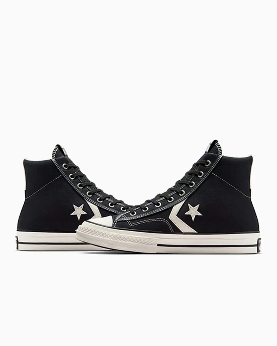 Converse Modelli Alti|Modelli Alti<Star Player 76 Nero/Bianco vintage