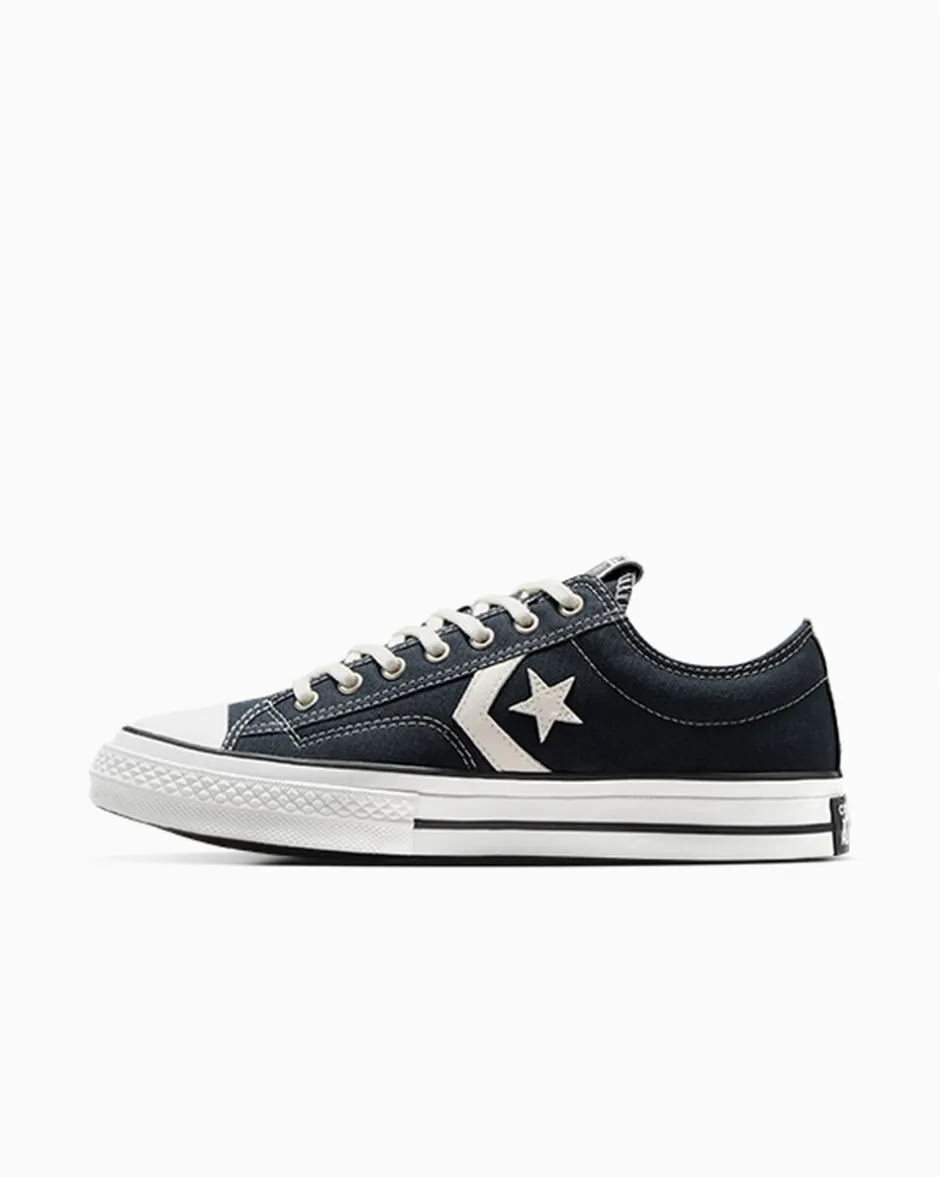 Converse Modelli Bassi|Modelli Bassi<Star Player 76 Foreste oscure/Bianco vintage