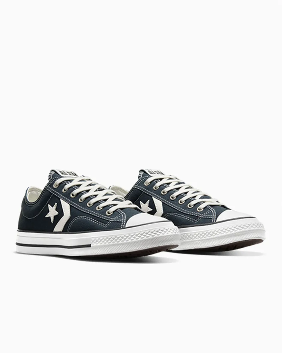 Converse Modelli Bassi|Modelli Bassi<Star Player 76 Foreste oscure/Bianco vintage