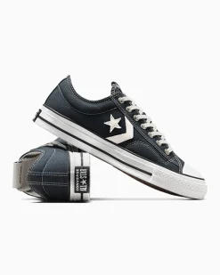 Converse Modelli Bassi|Modelli Bassi<Star Player 76 Foreste oscure/Bianco vintage