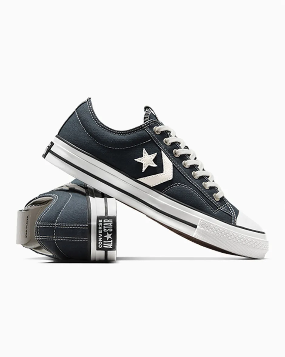 Converse Modelli Bassi|Modelli Bassi<Star Player 76 Foreste oscure/Bianco vintage