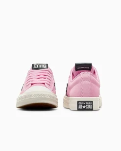 Converse Modelli Bassi|Modelli Bassi<Star Player 76 Black & Pink Tongue Tied/Egret/Foresta nera