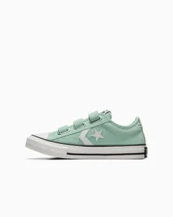 Converse Modelli Bassi|Facile Da Indossare E Togliere<Star Player 76 Easy On Suede Verde aloe/Bianco vintage