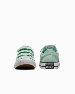 Converse Modelli Bassi|Facile Da Indossare E Togliere<Star Player 76 Easy On Suede Verde aloe/Bianco vintage