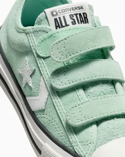 Converse Modelli Bassi|Facile Da Indossare E Togliere<Star Player 76 Easy On Suede Verde aloe/Bianco vintage