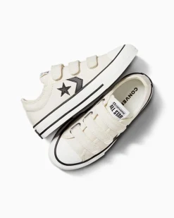 Converse Ragazza|Ragazzo<Star Player 76 Easy-On Vintage White/Black/Egret