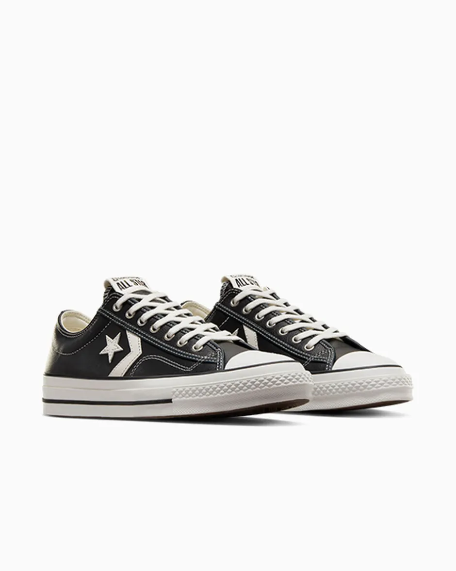 Converse Modelli Bassi|Modelli Bassi<Star Player 76 Fall Leather Black/Vintage White/Silver