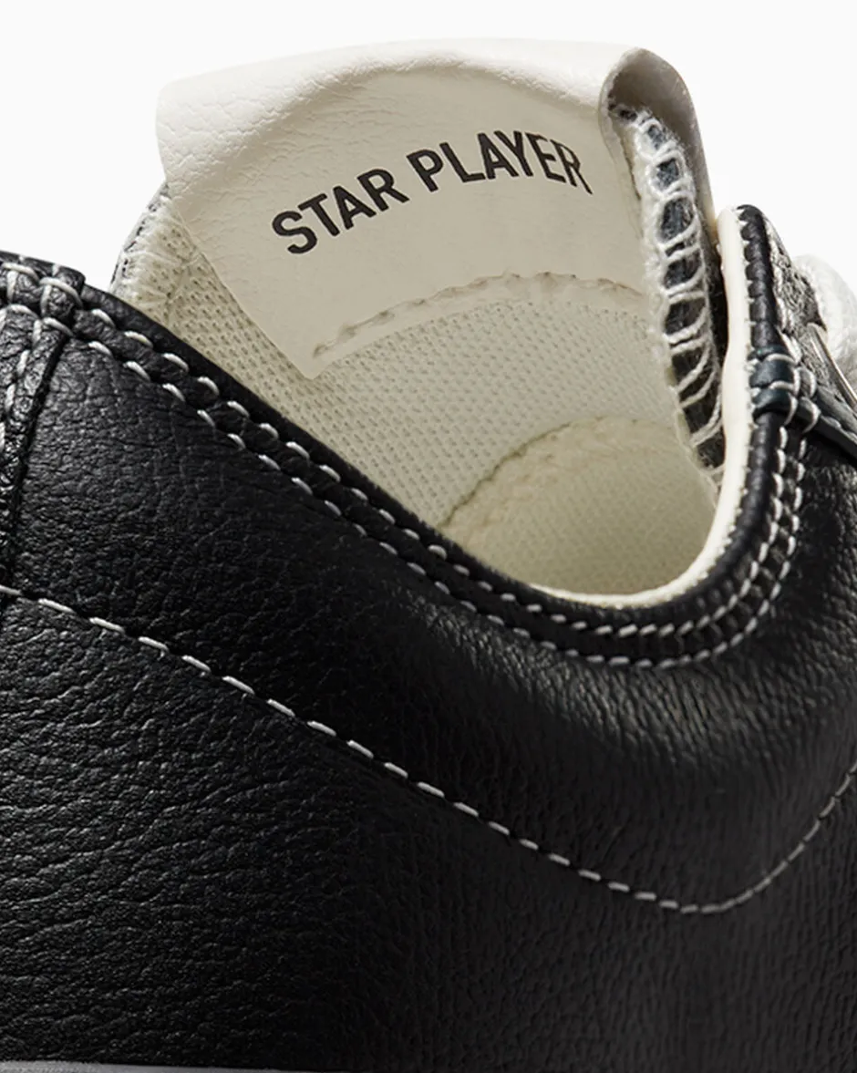 Converse Modelli Bassi|Modelli Bassi<Star Player 76 Fall Leather Black/Vintage White/Silver