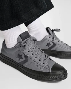 Converse Modelli Bassi|Modelli Bassi<Star Player 76 Luxe Grigio classico/Materia scura/Nero