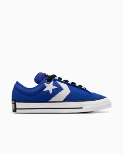 Converse Modelli Bassi|Skateboarding<Star Player 76 Puff Blu/Bianco/Nero