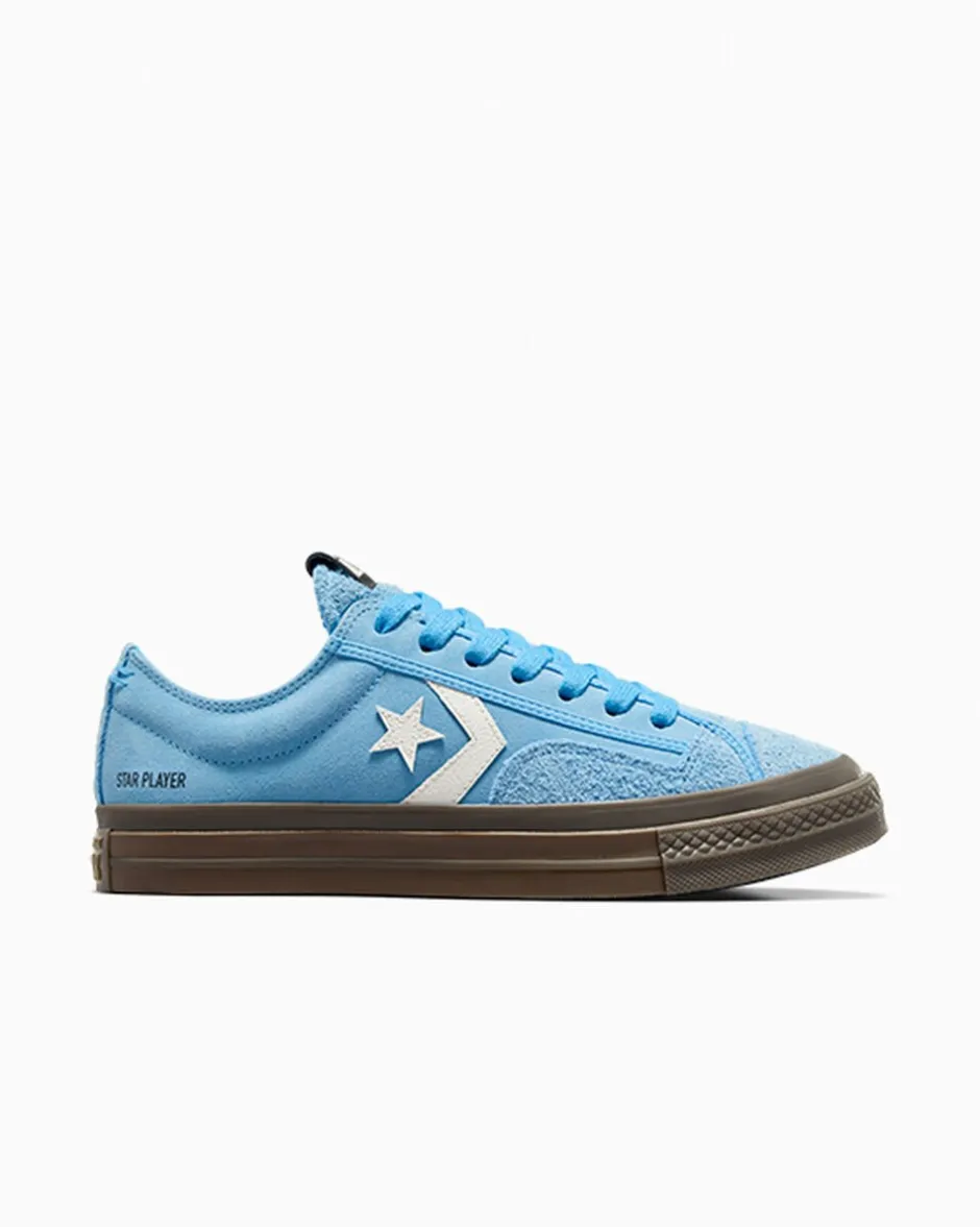 Converse Modelli Bassi|Modelli Bassi<Star Player 76 Suede Celeste/Egret/Nero