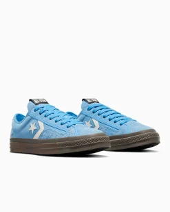 Converse Modelli Bassi|Modelli Bassi<Star Player 76 Suede Celeste/Egret/Nero