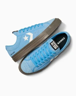 Converse Modelli Bassi|Modelli Bassi<Star Player 76 Suede Celeste/Egret/Nero