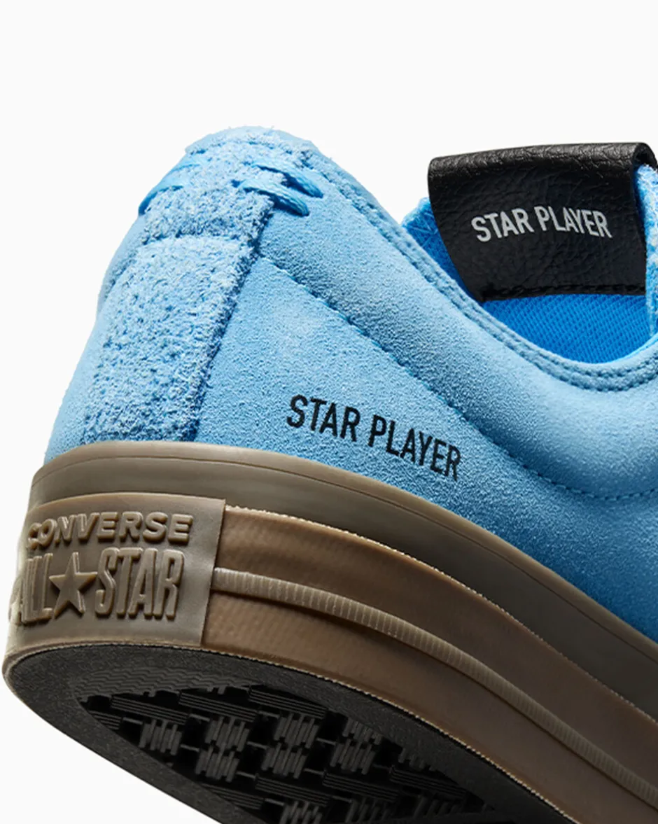 Converse Modelli Bassi|Modelli Bassi<Star Player 76 Suede Celeste/Egret/Nero