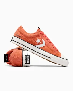 Converse Modelli Bassi|Modelli Bassi<Star Player 76 Suede Lava pallido/Bianco vintage/Nero