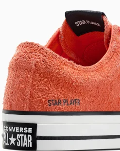 Converse Modelli Bassi|Modelli Bassi<Star Player 76 Suede Lava pallido/Bianco vintage/Nero