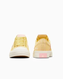 Converse Modelli Bassi<Star Player 76 Suede Bianco burro/Egret/Donut Glaze