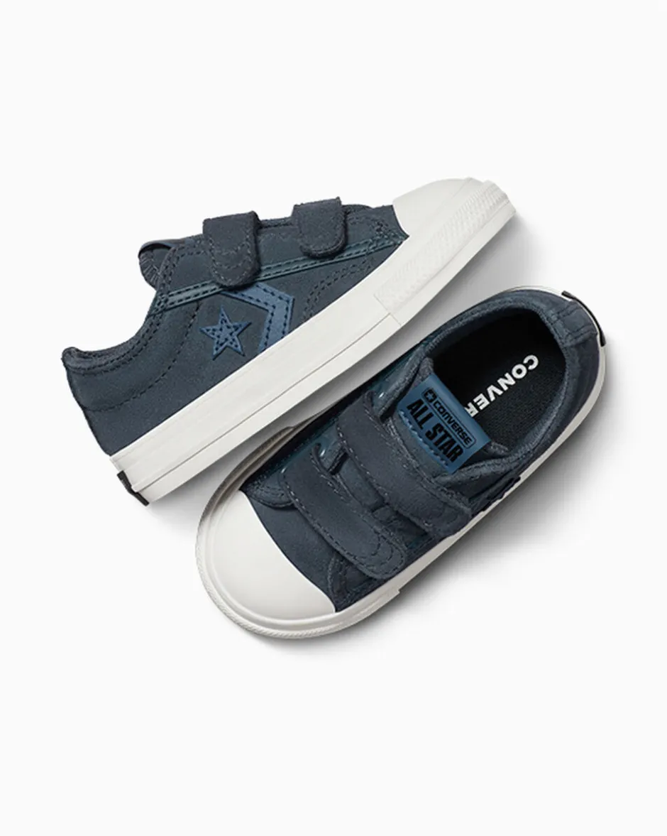 Converse Neonati E Bimbi Piccoli (Età 0-4 Anni)|Guida Alle Misure Per Bambini<Star Player 76 Suede & Leather Easy-On Blu mezzanotte/Lakeside Blue