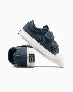 Converse Neonati E Bimbi Piccoli (Età 0-4 Anni)|Guida Alle Misure Per Bambini<Star Player 76 Suede & Leather Easy-On Blu mezzanotte/Lakeside Blue