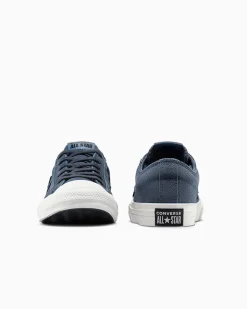Converse Bambini (Età 4-8 Anni)|Ragazzi (Età 8-12 Anni)<Star Player 76 Suede & Leather Blu mezzanotte/Lakeside Blue