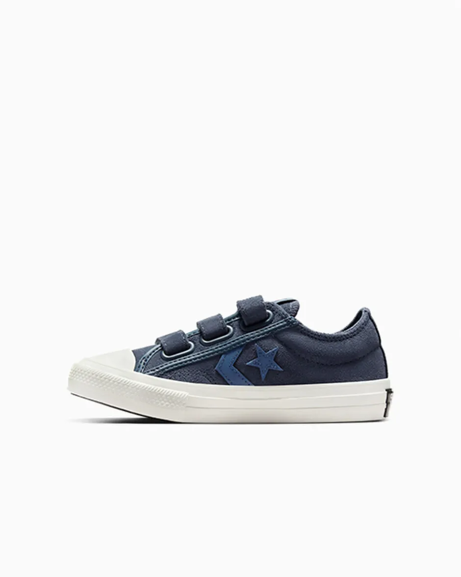 Converse Bambini (Età 4-8 Anni)|Guida Alle Misure Per Bambini<Star Player 76 Suede & Leather Easy-On Blu mezzanotte/Lakeside Blue