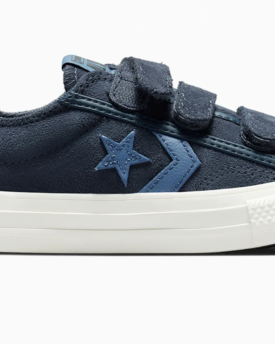 Converse Bambini (Età 4-8 Anni)|Guida Alle Misure Per Bambini<Star Player 76 Suede & Leather Easy-On Blu mezzanotte/Lakeside Blue
