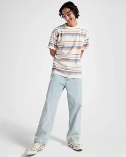 Converse Maglie E T-Shirt<Striped Loose-Fit T-Shirt Converse Egret